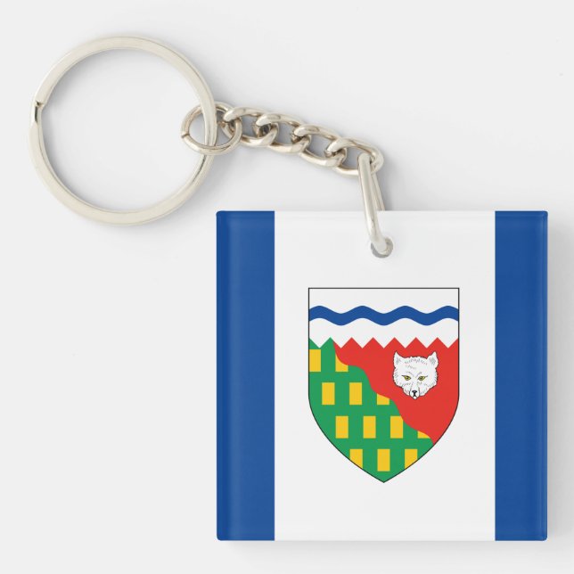 NORTHWEST TERRITORIES Flag Key Ring (Front)