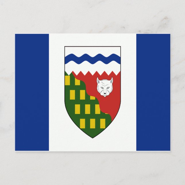 Northwest Territories Flag Postcard (Front)