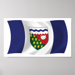 Northwest Territories Flag Poster Print