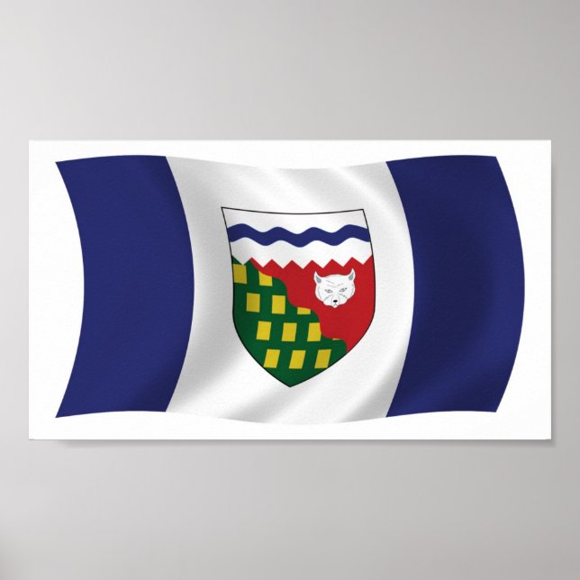 Northwest Territories Flag Poster Print (Front)