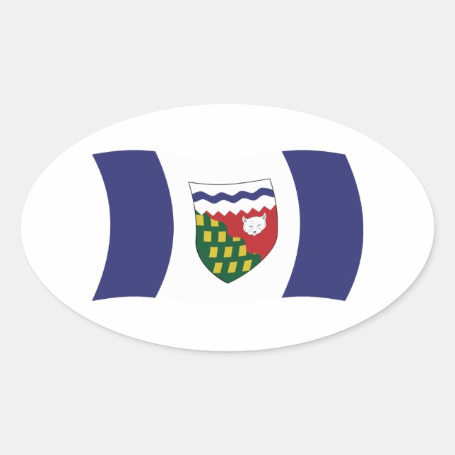 Northwest Territories Flag Sticker (Front)
