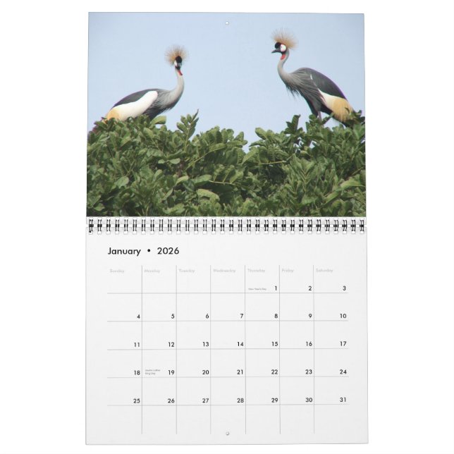 Northwest Uganda Calendar (Jan 2026)