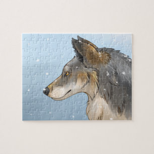 Northwestern Wolf Jigsaw Puzzle