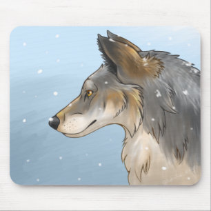 Northwestern Wolf Mouse Pad