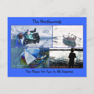 Northwoods Fun Postcard