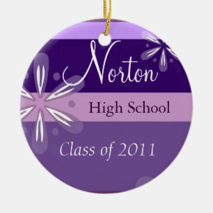Norton Floral Class of 2011 Keepsake Ceramic Ornament