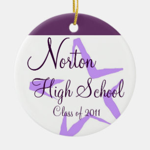 Norton High School Star Keepsake Ceramic Tree Decoration