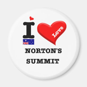 NORTON'S SUMMIT - I Love Magnet