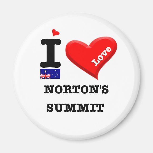 NORTON'S SUMMIT - I Love Magnet (Front)