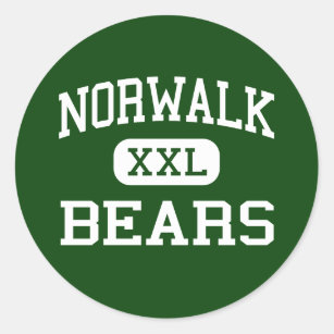 Norwalk - Bears - High - Norwalk Connecticut Classic Round Sticker
