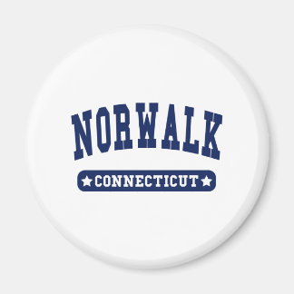 Norwalk Connecticut College Style tee shirts Magnet