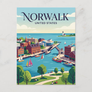 Norwalk Connecticut Postcard