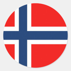 norway2 classic round sticker