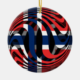 Norway #1 ceramic ornament