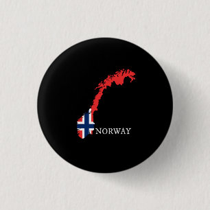 Norway 3 Cm Round Badge