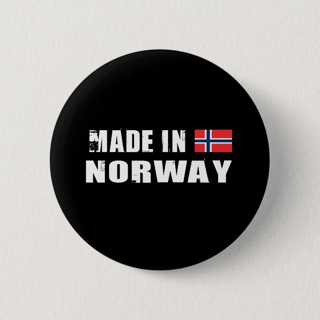 NORWAY 6 CM ROUND BADGE (Front)