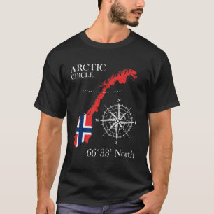 Norway Arctic Circle Polar North Norge Norwegian F T-Shirt