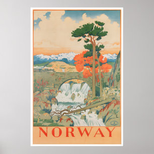Norway Art Travel Poster Print Norwegianation