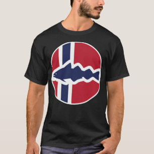 Norway Atlantic cod Norwegian National Animal Flag T-Shirt