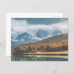 Norway Autumn Landscape Photo Postcard