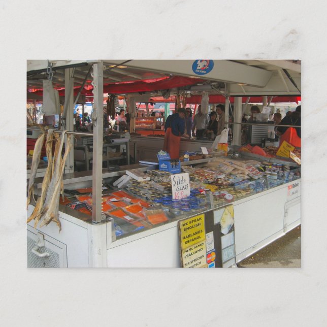 Norway, Bergen fish market Postcard (Front)