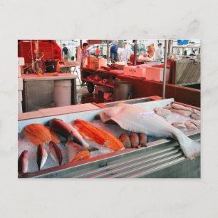 Norway, Bergen fish market Postcard