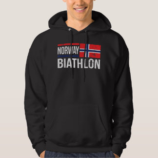 Norway Biathlon Target Skiing Shooting Competition Hoodie