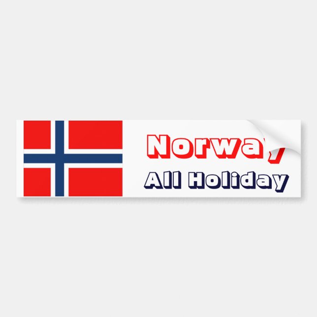 norway bumper stickers (Front)