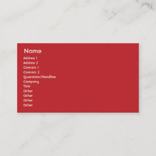 Norway - Business Card