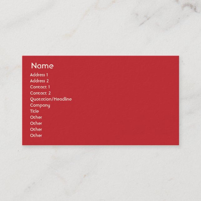 Norway - Business Card (Front)