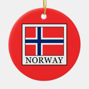 Norway Ceramic Ornament