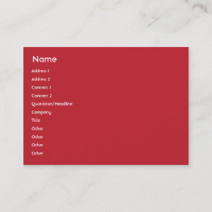 Norway - Chubby Business Card