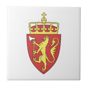 Norway Coat of Arms Ceramic Tile
