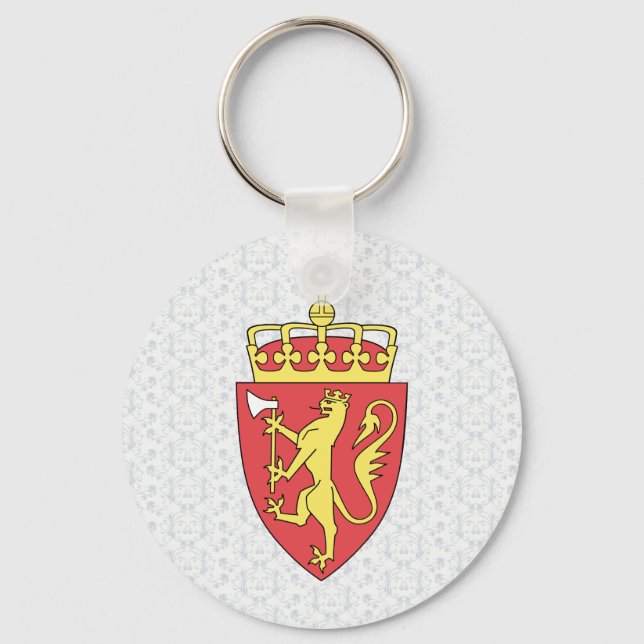 Norway Coat of Arms detail Key Ring (Front)
