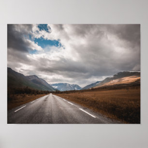 Norway Country Road Poster