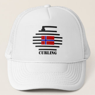 Norway Curling Trucker Hat