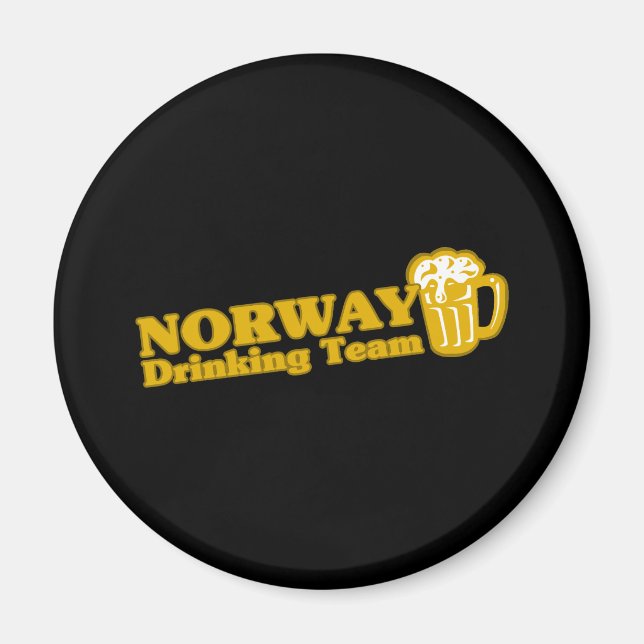 Norway Drinking Team Magnet (Front)