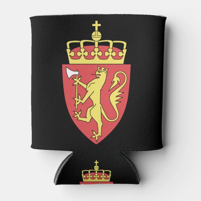 norway emblem can cooler (Front)