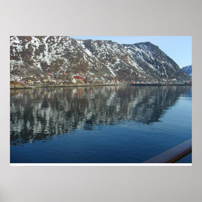 Norway, Entering a fjord Poster (Front)