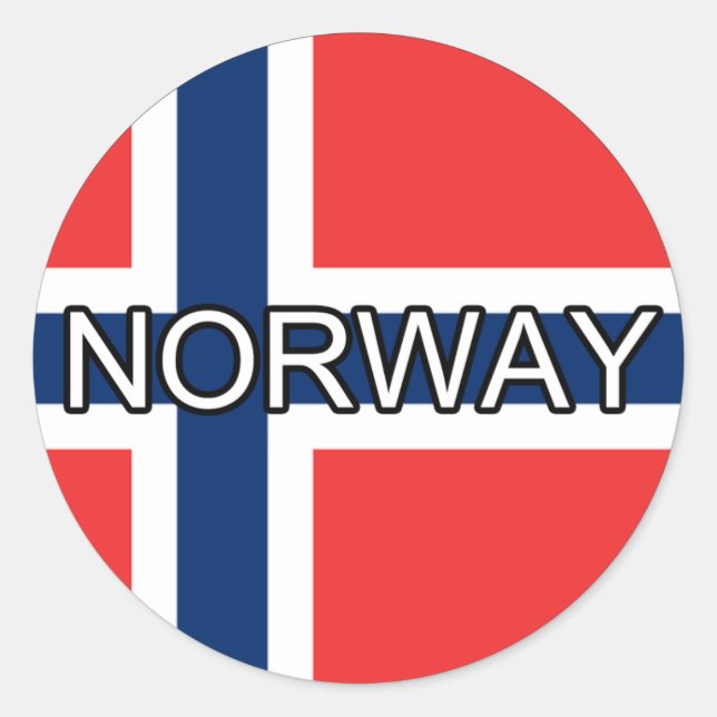Norway Euro Sticker (Front)