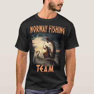 Norway Fishing Team Scandinavia Norge Souvenir Nor T-Shirt