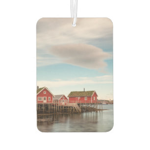 Norway Fishing Village Car Air Freshener
