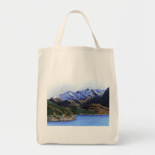 Norway fjords and mountains tote bag