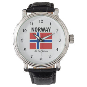 Norway Flag and Motto Watch