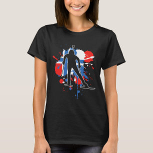 Norway Flag Biathlonist - Norwegian Biathlon 1 T-Shirt