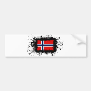 Norway Flag Bumper Sticker