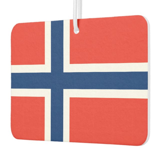 Norway Flag Car Air Freshener (Left)