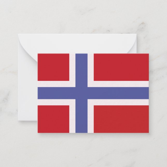 Norway flag card (Front)