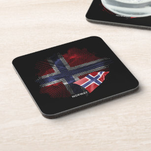 Norway flag coaster