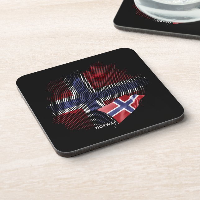 Norway flag coaster (Left Side)